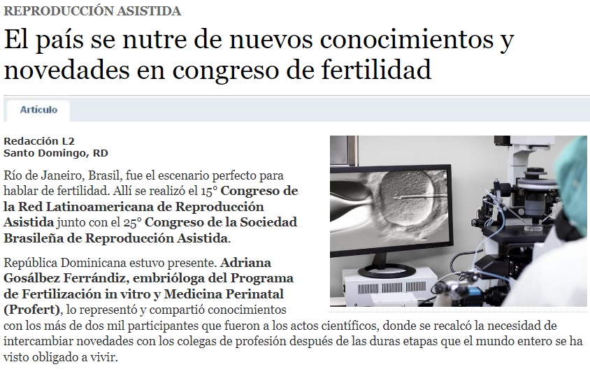 El país se nutre de nuevos conocimientos y novedades en congreso de fertilidad