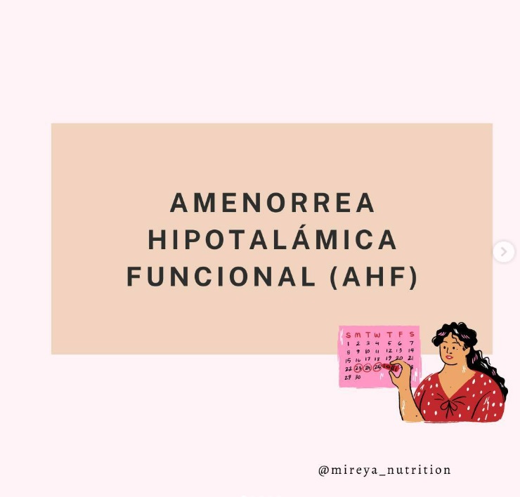 Amenorrea hipotalámica funcional
